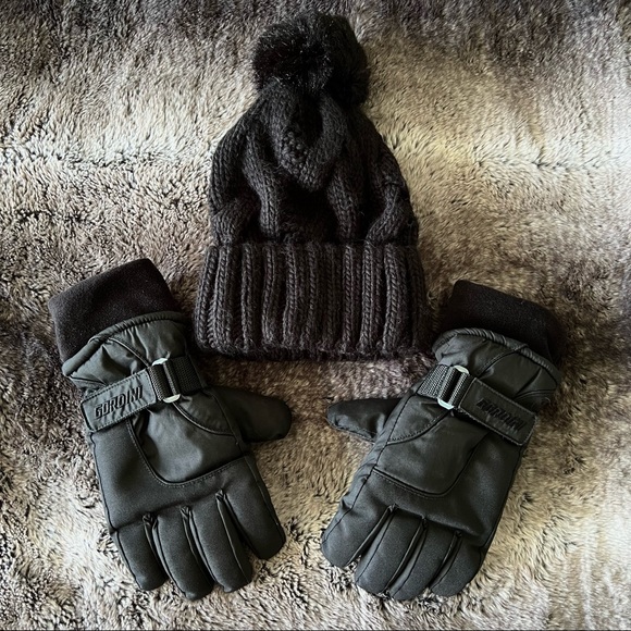 H&M Other - Winter Hat & Ski Gloves